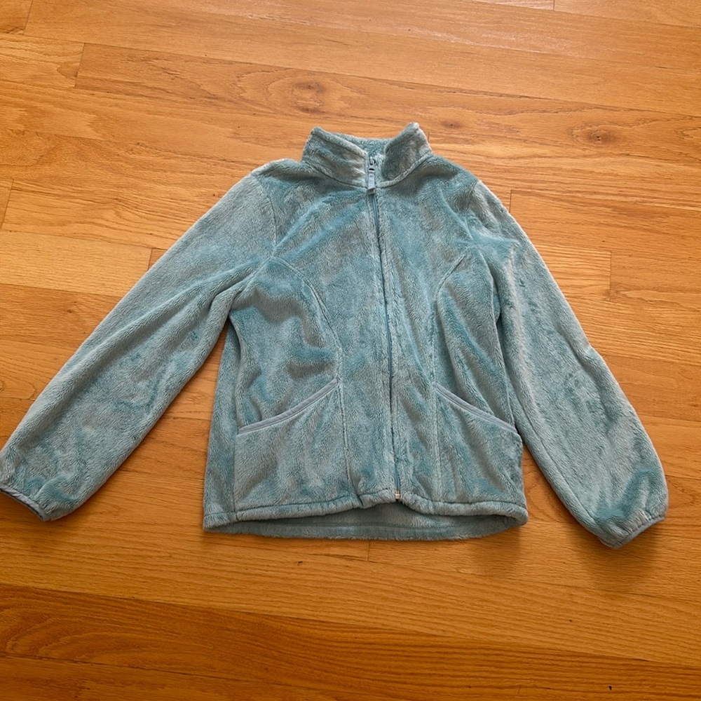 Children’s Place fleece zip up, teal, kids XL (14)